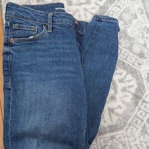 Old Navy Women's Dark Blue Skinny Jeans